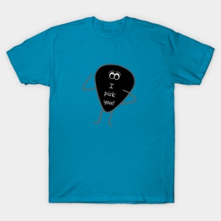 Funny Guitar Pick "I Pick You" T-Shirt